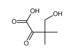 4-hydroxy-3,3-dimethyl-2-oxobutanoic acid Structure