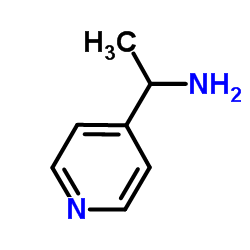 1-(4-吡啶基)乙胺结构式