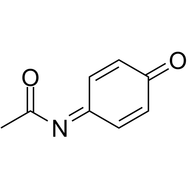 N-乙酰苯醌亚胺结构式