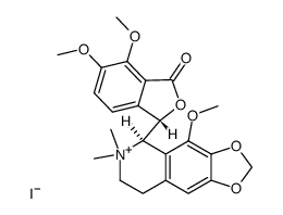 (-)-α-narcotine methiodide Structure