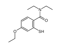 4-ethoxy-N,N-diethyl-2-sulfanylbenzamide Structure