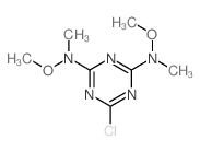 2-Chloro-4,6-bis(methoxy(methyl)amino)-1,3,5-triazine Structure