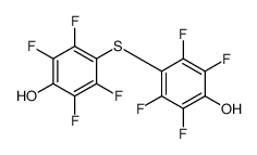 2,3,5,6-tetrafluoro-4-(2,3,5,6-tetrafluoro-4-hydroxyphenyl)sulfanylphenol结构式