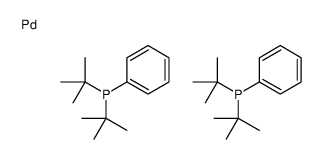 Bis(di-tert-butyl-phenylphosphine)palladium(0), Pd 19.3结构式