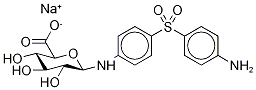 Dapsone N-β-D-Glucuronide SodiuM Salt结构式