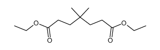 4,4-Dimethylpimelic acid diethyl ester结构式