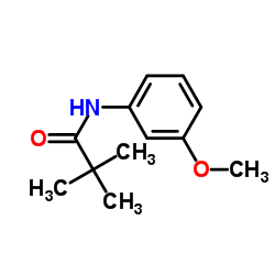 3-特戊酰胺苯甲醚结构式