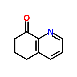 6,7-二氢-5H-喹啉-8-酮结构式