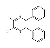 2,3-dichloro-5,6-diphenyl-pyrazine结构式