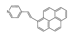 4-(2-pyren-1-ylethenyl)pyridine Structure