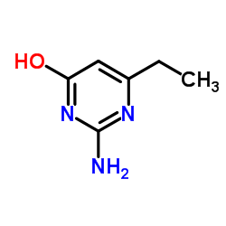 2-氨基-4-羟基-6-乙基嘧啶结构式