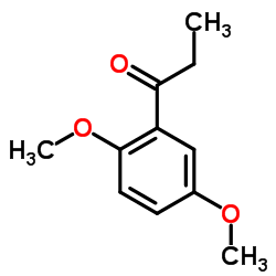 2',5'-二甲氧基苯丙酮结构式