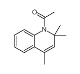 1-(2,2,4-trimethylquinolin-1-yl)ethanone结构式
