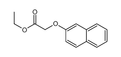 (2-naphthyloxy)acetic acid ethyl ester Structure