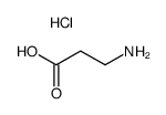 3-aminopropionic acid hydrochloride Structure