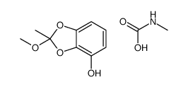 2-methoxy-2-methyl-1,3-benzodioxol-4-ol,methylcarbamic acid结构式