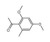 2,4-dimethoxy-6-methylacetophenone Structure
