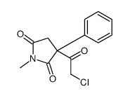 3-(2-chloroacetyl)-1-methyl-3-phenylpyrrolidine-2,5-dione Structure