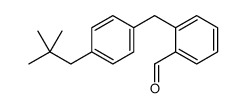 2-[[4-(2,2-dimethylpropyl)phenyl]methyl]benzaldehyde Structure