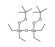 tert-butylperoxy-[tert-butylperoxy(diethyl)germyl]oxy-diethylgermane Structure