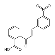 2-[3-(3-nitrophenyl)prop-2-enoyl]benzoic acid结构式
