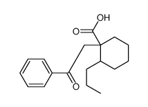 1-phenacyl-2-propylcyclohexane-1-carboxylic acid Structure