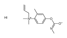 dimethyl-[2-methyl-4-(methylcarbamoyloxy)phenyl]-prop-2-enylazanium,iodide Structure