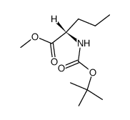 (S)-Methyl 2-((tert-butoxycarbonyl)amino)pentanoate picture