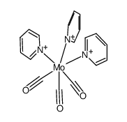 Mo(pyridine)3(CO)3结构式