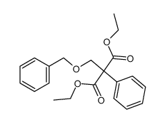 diethyl 2-((benzyloxy)methyl)-2-phenylmalonate Structure