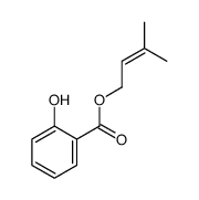 2-羟基苯甲酸-3-甲基-2-丁烯酯结构式