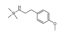 N-(4-methoxyphenethyl)-1,1,1-trimethylsilanamine Structure
