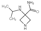 3-[(1-甲基乙基)氨基]-3-氮杂丁烷羧胺结构式