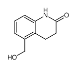 (1,2,3,4-tetrahydro-2-oxo-quinolin-5-yl)methanol结构式
