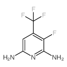 2,6-二氨基-3-氟-4-(三氟甲基)吡啶结构式