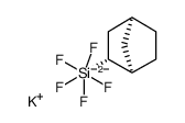 dipotassium exo-2-norbornylpentafluorosilicate结构式
