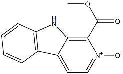 1-甲氧基羰基-BETA-咔啉-N-Z氧化物结构式