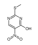 2-(Methylthio)-5-nitropyrimidin-4-ol Structure