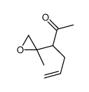3-(2-methyloxiran-2-yl)hex-5-en-2-one结构式