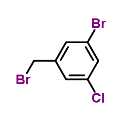 1-溴-3-(溴甲基)-5-氯苯结构式