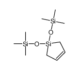 trimethyl-[(1-trimethylsilyloxy-2,5-dihydrosilol-1-yl)oxy]silane结构式