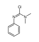 N,N-二甲基-N'-苯基氨基甲酰氯结构式