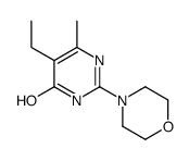 4(1H)-Pyrimidinone,5-ethyl-6-methyl-2-(4-morpholinyl)-(9CI)结构式