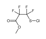 methyl 3-chlorosulfanyl-2,2,3,3-tetrafluoropropanoate结构式