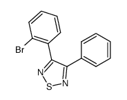 3-o-bromophenyl-4-phenyl-1,2,5-thiadiazole结构式