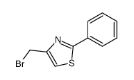 4-(bromomethyl)-2-phenylthiazole结构式