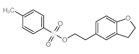 2,3-二氢苯并呋喃-5-乙醇对甲苯磺酸酯结构式