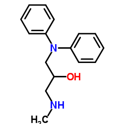 1-DIPHENYLAMINO-3-METHYLAMINO-PROPAN-2-OL结构式