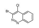 3-Bromo-4-chloro-cinnoline结构式