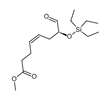 methyl (S,Z)-8-oxo-7-((triethylsilyl)oxy)oct-4-enoate结构式